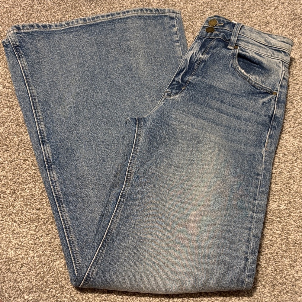Stylish Blue Flare & Wide Leg Jeans